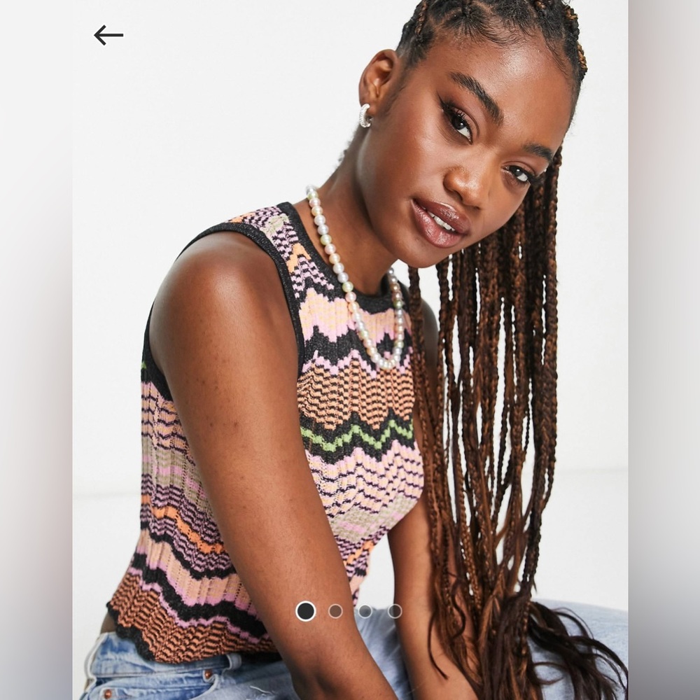 New Look Crochet Tank Top